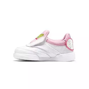 Reebok Peppa Pig x Club C Slip-On 4 Toddler Icono Розовые детские кроссовки White Cool-Aloe H05206 22