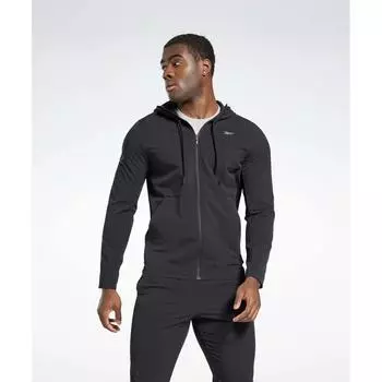 REEBOK Performance с капюшоном на молнии, черный HG6730 S