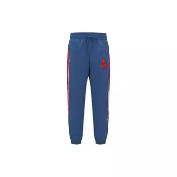 Reebok Повседневные брюки с манжетами и завязками на цветных блоках, унисекс, синие 23FRC601UGB0 L