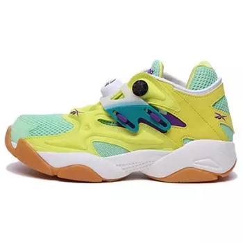 Reebok Pump Court Hero Желтые мужские кроссовки Seafoam-Green Chalk FV7901