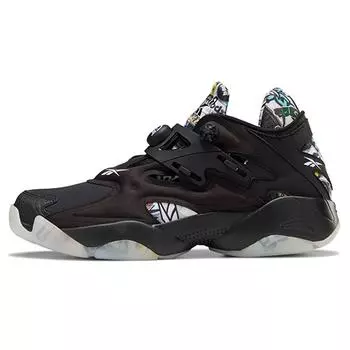Reebok Pump Court Sticker City - черные кроссовки унисекс FW7827