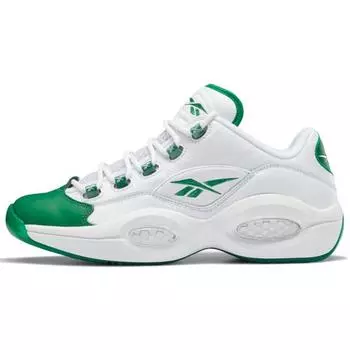 Reebok Question Low Green Toe Мужские кроссовки белые Glen-Green Cloud-White GZ0367 39