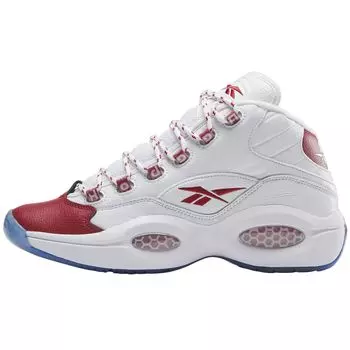 Reebok Question Mid Red Toe 2024 Унисекс Кроссовки Белый Обувь-Белый Векторный-Красный 100074721 39