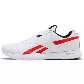 Reebok Reago Essential 2 White Instinct Red Мужские кроссовки черные FV0618