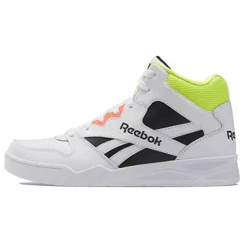 Reebok Royal BB 4500 High 2 White Black Acid Yellow Мужские кроссовки Обувь-Белый Core-Черный Solar-Acid-Yellow HR0519 40.5