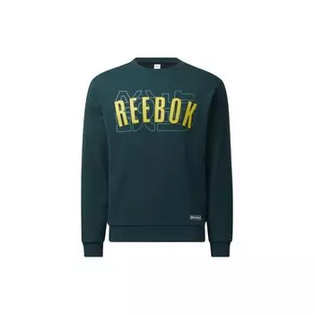 Reebok Серия CNY Новогоднее письмо Свитшот пуловер с круглым вырезом Унисекс свитшот Темно-синий HE7133 M