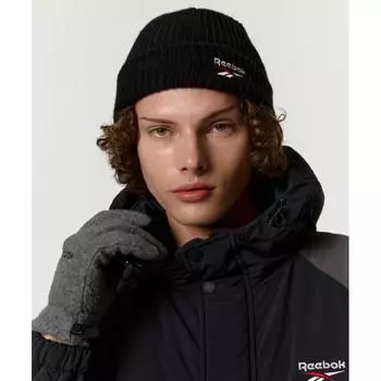 Reebok Шапка-бини с основным логотипом, черная F