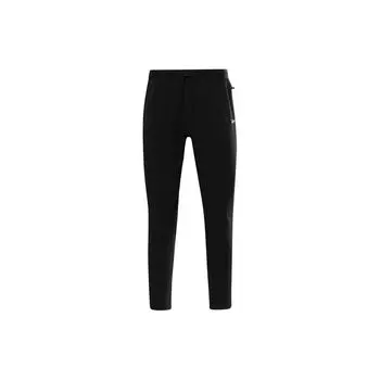 Reebok Штаны Cycled Series LM Track Pant, однотонные, облегающие, на шнурке, трикотажные, мужские, черные HD4147 M