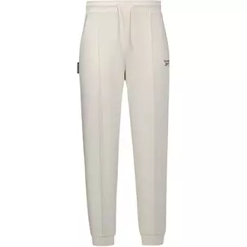 Reebok Simple Loose Versatile Casual Drawstring Mid-Rise Tapered Knit Joggers Women Joggers Beige 24FRM606WGM1 S