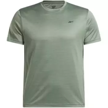 Reebok Simple Solid Color Training Casual Comfortable Crew Neck Short Sleeve T-Shirt Men Tops Cyan 100206789 S
