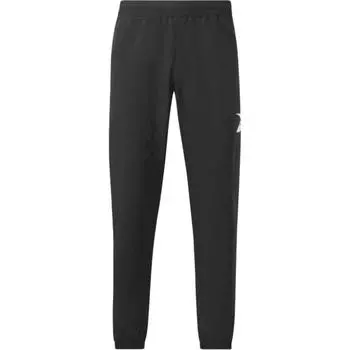 Reebok Soft Comfortable Versatile Straight Leg Casual Pants Unisex bottoms Black 24SRM617UGH0 S