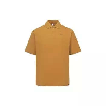 Reebok Solid Color Comfortable Versatile Breathable Retro Sports Polo Shirt Men tops 23RMS401UGBR