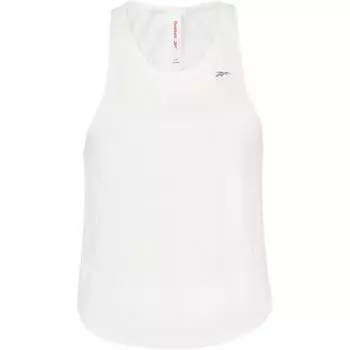 Reebok Solid Color Sports Casual Woven Vest Women tops White 23RCS410W100 S