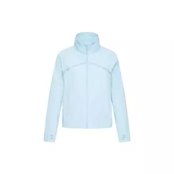 Reebok Solid Color Stand Collar Woven Jacket Quick Dry UV Protection Sun Protection Women jackets Light-Blue 23RCS104WGB1 S