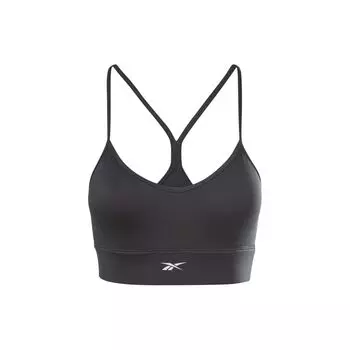 Reebok Спортивная майка без рукавов с логотипом и тонкими бретелями, женская черная 100005161 S