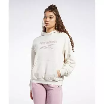 REEBOK [Sweat только 72 часа] Толстовка CL AE BIG LOGO FT цвета слоновой кости HH9754 0XS