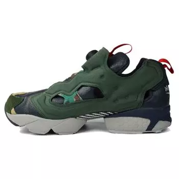 Reebok Teenage Mutant Ninja Turtles x InstaPump Fury OG Villains Pack — Мужские кроссовки Rocksteady Зеленый Черный Серый AR1448