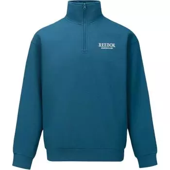 Reebok Трендовый Удобный Повседневный Свитшот на Молнии до Середины Унисекс свитшот Legion-Blue 24FRM303UGBA M