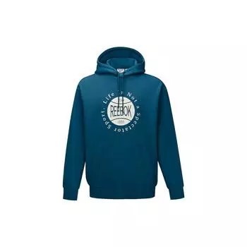 Reebok Удобная модная толстовка с капюшоном с рисунком баскетбольного элемента, унисекс, цвет Legion-Blue 24FRM315UGBA S