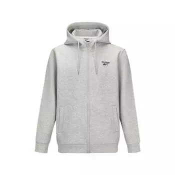 Reebok Удобная повседневная куртка с капюшоном, унисекс, светло-серая 24FRM109UGG3 S