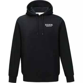Reebok Удобная повседневная толстовка с капюшоном унисекс, черная 24FRM309UGH0 S