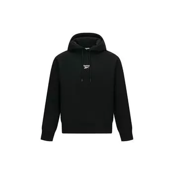 Reebok Удобная универсальная модная толстовка с капюшоном и длинным рукавом, женская толстовка черного цвета 24FRM302WGH0 S
