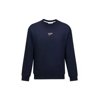 Reebok Удобный повседневный свитер в стиле ретро, унисекс, темно-синий 24FRM305UGN2 S