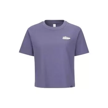 Reebok Укороченная футболка S/S Series с принтом обуви и короткими рукавами, женские топы, фиолетовые 23RMS404WGP0 M