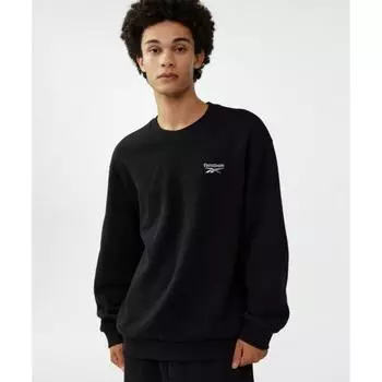 Reebok Vector Essential Brushed Sweatshirt Black 90