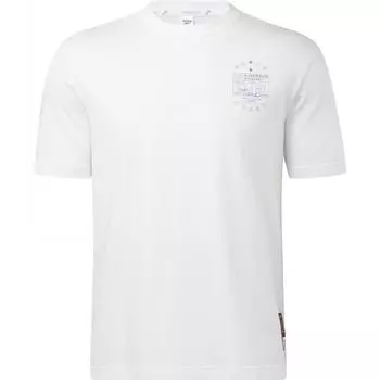 Reebok Vintage Graphic Print Short Sleeve T-Shirt Men Tops HG4341 L