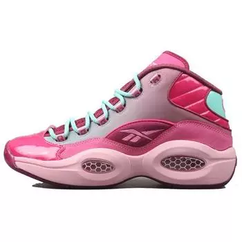 Reebok Вопрос Средний Фиолетовый Розовый Мужские Кроссовки Punch-Burst Pink-Glow GZ7284 44
