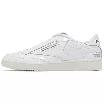 Reebok White Mountaineering x Club C 85 White Chalk Unisex Sneakers Black 100218232 40.5
