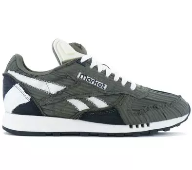 Reebok x MARKET - Classic Leather PUMP - Мужские кроссовки Зеленые 100069830 ОРИГИНАЛ EU 43 UK 9 зелёный