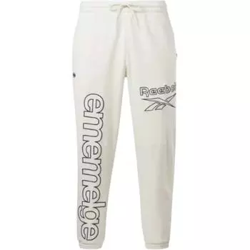 Reebok X Mmlg FW/AW22 Удобные простые повседневные брюки с манжетами, мужские низы, белые HA7170 L