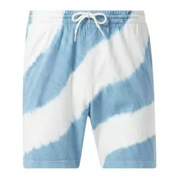 Reebok X Smiley Collaboration SS23 Color Block Straight Leg Shorts Unisex shorts Blue White HI3995 M