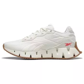 Reebok Zig Dynamica 4 Chalk Gum Женские кроссовки Кремовые Неоново-Вишнёвые HR1380 37.5
