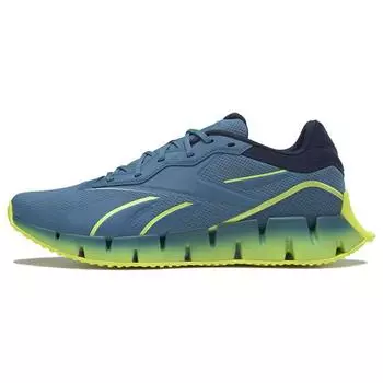 Reebok Zig Dynamica 4 Steely Blue Acid Yellow Unisex Sneakers Solar-Acid-Yellow Vector-Navy HP9266 42