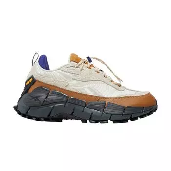 Reebok Zig Kinetica 2.5 Edge Chalk Wild Brown Мужские кроссовки Серый алебастр GX6831 44