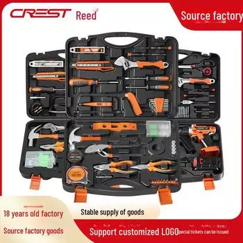 Reed Home Repair Tool Kit - полный набор ручных инструментов для самостоятельного ремонта и подарков 11-piece small tool box set