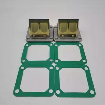 Reeds Cages & CARBON FLEX Reeds with Gaskets Pair For Yamaha Banshee 1987-2006