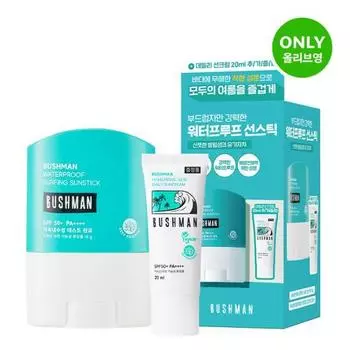 [Reef Safe] Водонепроницаемая солнцезащитная палочка для серфинга Bushman, 16 г, специальная (+ Ежедневный солнцезащитный крем 20 мл), корейский солнцезащитный крем