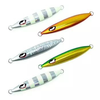 Reef Slow Fall Type C Metal Jig 300g All Colors Set of 5 Lure Jig Jigging Sinker Fishing Equipment Slow Jigging Amberjack Grouper Que Root Fish Rockfish