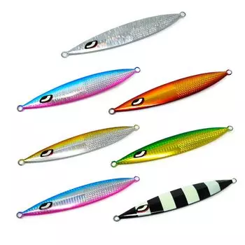 Reef Slow Fall Type E Metal Jig 320g All Colors Set of 7 Lure Jig Jigging Sinker Fishing Gear Slow Jigging Amberjack Grouper Que Root Fish Rockfish