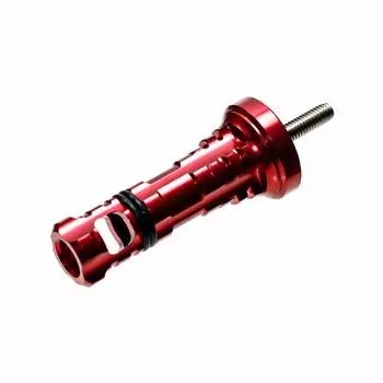 Reel stand hexagonal handle shaft model wine red [DRESS] “Luke”