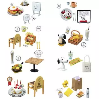 Reement Peanuts: Снупи Кими и тур по кафе Peanuts! приблизительно. 4,5 x 2,8 x 2,4 дюйма (115 х 70 х 60 мм), Изготовлен из ПВХ и АБС.