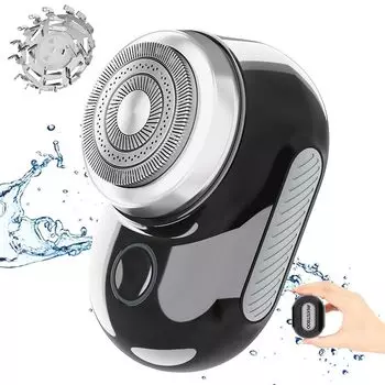 REESTBOO electric shaver shaving small size 2024 new model electric shaver mens shaver mobile shaver mini shaver close shave high speed rotary With
