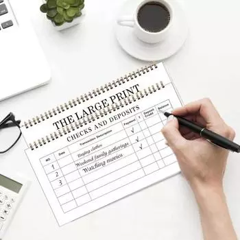 Реестр чековой книжки для личного бизнеса. Реестр операций по управлению финансами для личного или корпоративного банковского чека. Sets