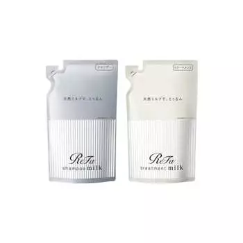 ReFa MILK PROTEIN SHAMPOO&TREATMENT REFILL SET