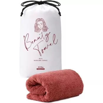 refa полотенце для волос 400 мм x 800 мм, терракотовый mtg mtg быстросохнущий египетский хлопок подарок