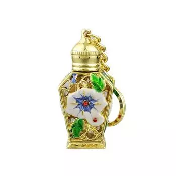 Refillable Bottle Fragrance Bottle Gifts Bottle Pendant Keychain Empty Cosmetics Container Essential Oil Dropper Bottle